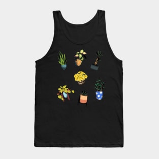 Collection of potted plants for indoor and outdoor use Tank Top